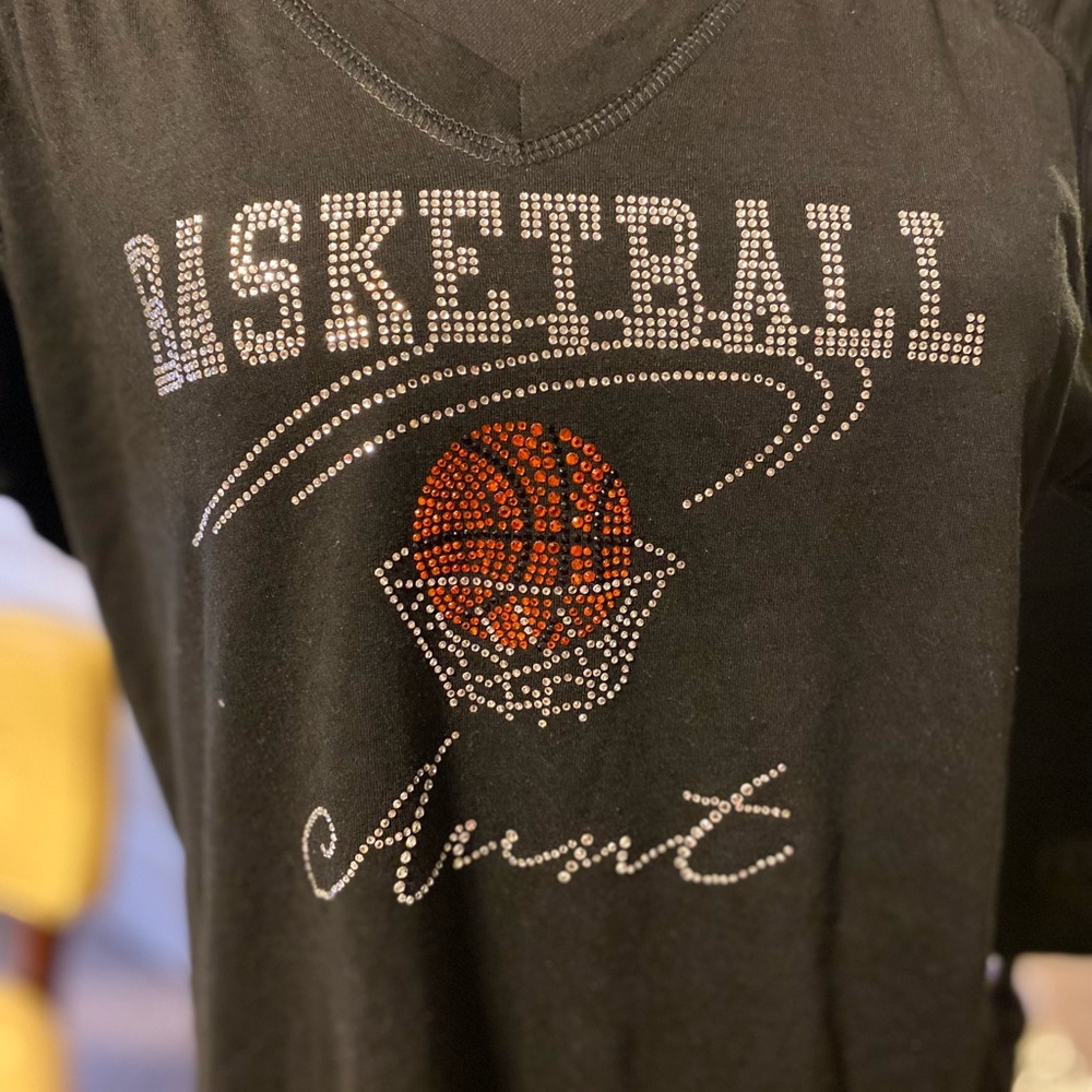 Basketball Aunt tee XXL